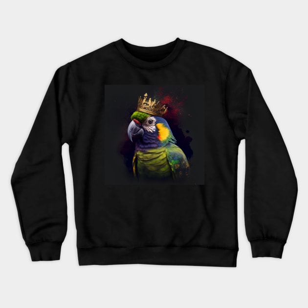 The Parrot King Crewneck Sweatshirt by HIghlandkings